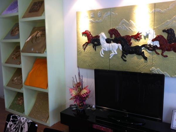 傳藝博3D電視機(jī)背景墻