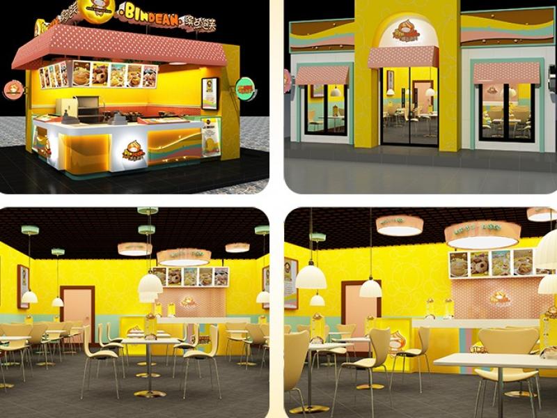 繽點(diǎn)泡芙店鋪設(shè)計(jì)圖