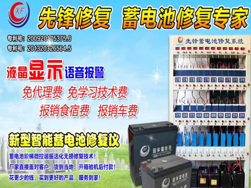 先鋒蓄電池修復專家
