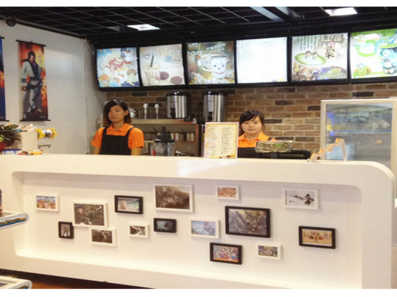 77動漫奶茶飲品加盟實體店