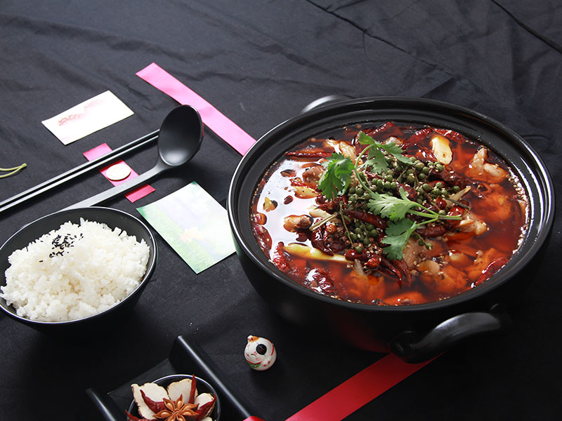 椒羞小姐酸菜魚(yú)米飯