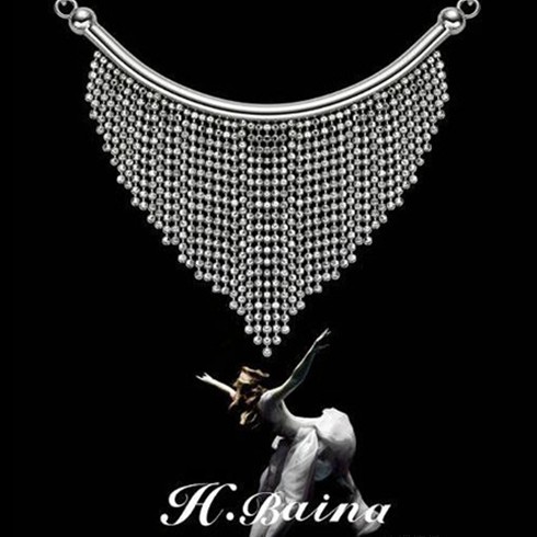 海倫百納浪漫情侶系列銀飾項鏈