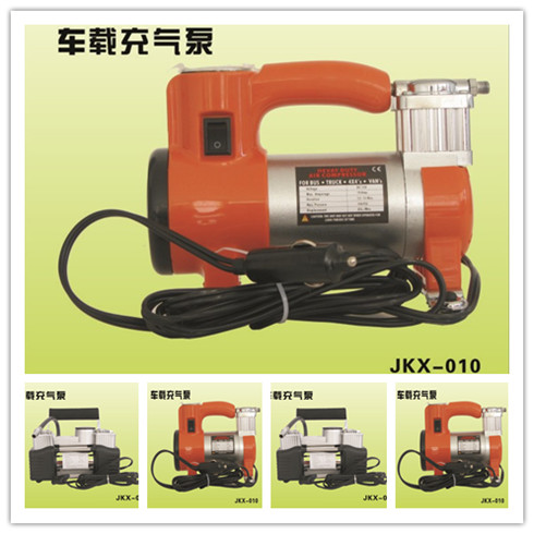 愛(ài)愛(ài)車(chē)寶橙色車(chē)載充氣泵