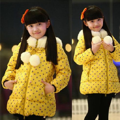 親仔鹿-印花羽絨服