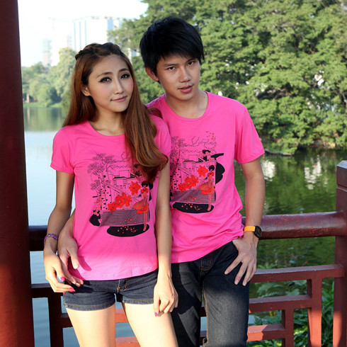 因為愛情侶夏裝枚紅色系列