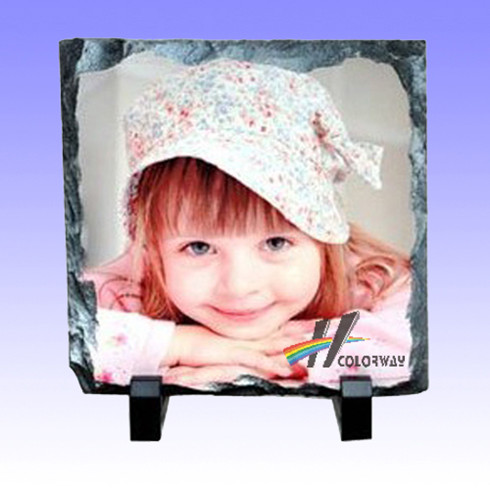 卡樂(lè)唯女孩石板畫(huà)相片