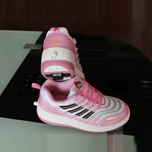 酷客粉白色運(yùn)動鞋