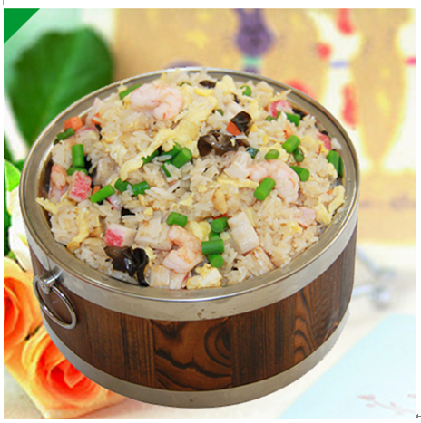 味來主角營養(yǎng)木桶飯系列-海鮮薈萃木桶炒飯