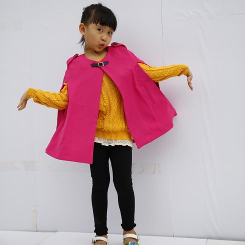 韓版兒童披風斗篷外套