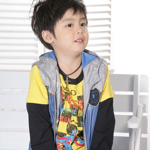 男童風衣小馬甲