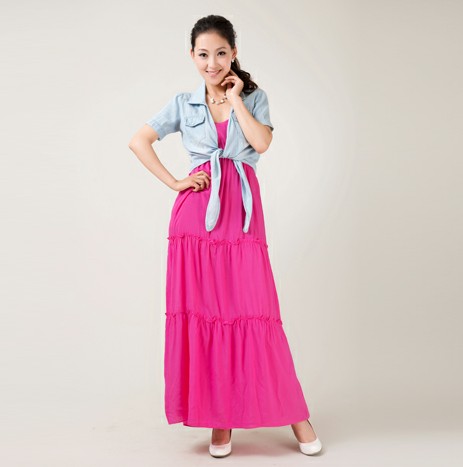 戀慕吊帶長(zhǎng)裙