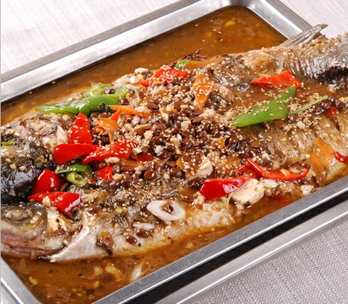 竹魚村風味豆豉烤魚