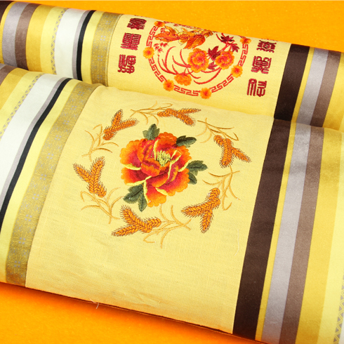 關公福佑手工藝品-繡花枕