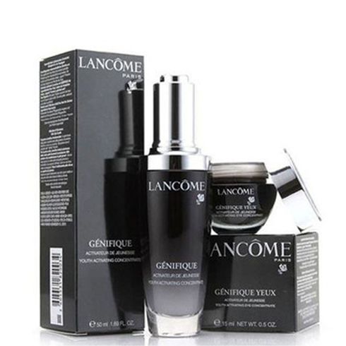 靚巴黎化妝品-蘭蔻肌底液小黑瓶兩件套