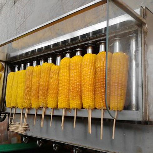 阿郎小石頭烤玉米機