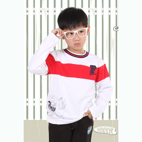 都市貝貝男孩保暖長(zhǎng)袖T恤