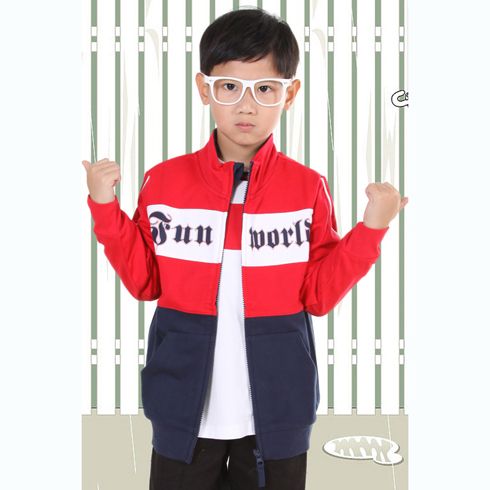 都市貝貝男孩機(jī)車(chē)外套