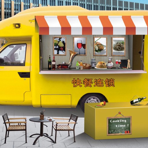 中金博朗流動(dòng)售貨車(chē)之快餐連鎖房車(chē)