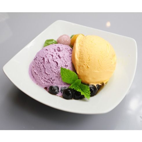 冰雪童話芒果藍(lán)莓冰淇淋