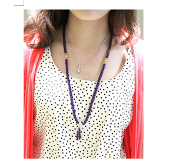 玩時尚多彩紫水晶時尚把玩手串