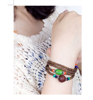 玩時尚沉香多層時尚把玩手串