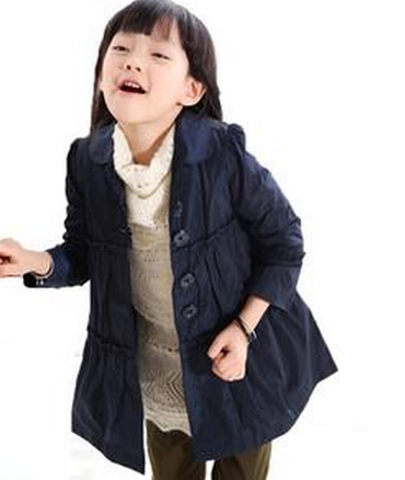 樂(lè)歪歪圓領(lǐng)女裝風(fēng)衣外套