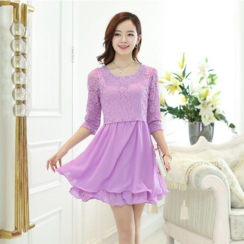 艾麗哲時(shí)尚女裝紡紗擺裙