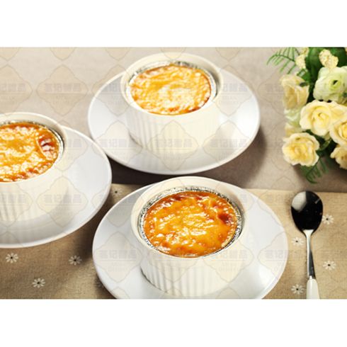 茗記甜品-焗荔茸西米布甸