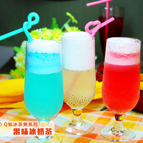 飲領食代飲品-果味冰奶茶