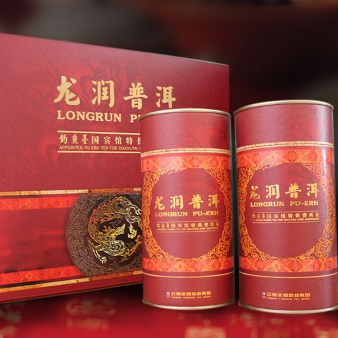 龍潤茶產(chǎn)品-釣魚臺國賓館特供普洱茶