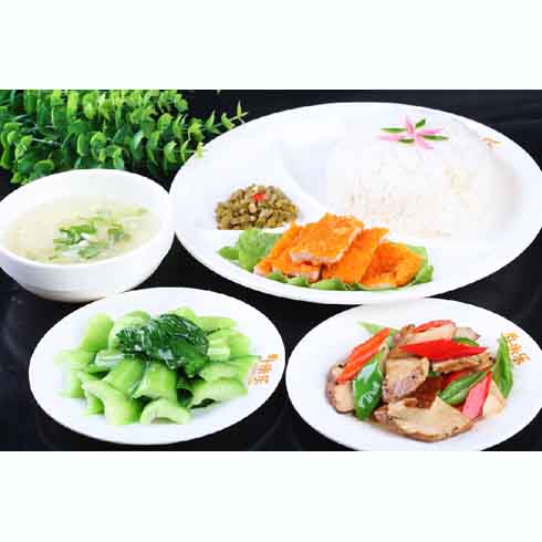 斗米樂快餐-中臺(tái)式快餐-斗米樂豬扒飯