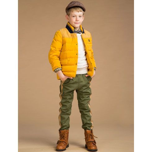 迪尼巴拉童裝產品-短款男裝羽絨服保暖外套