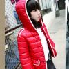 歐妮童裝產品-歐妮女童紅色棉襖