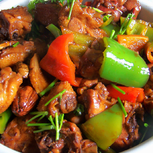 奇味養(yǎng)生雞小吃車產品-干燒雞