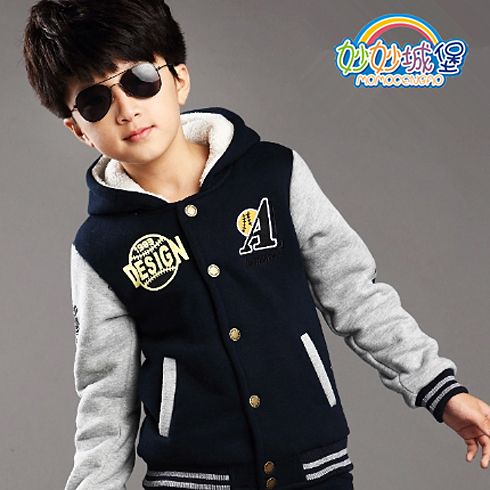 妙妙城堡童裝產品-男童韓版純棉棒球服