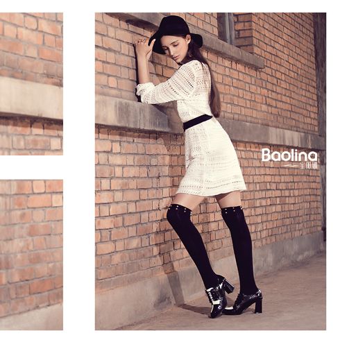 寶麗娜女鞋產品-超炫英倫高跟鞋粗跟