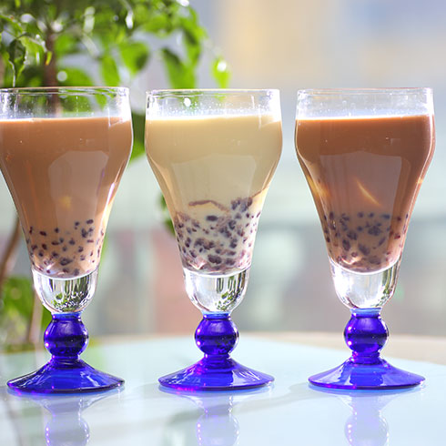 意口轟炸大魷魚小吃店產品-珍珠奶茶系列