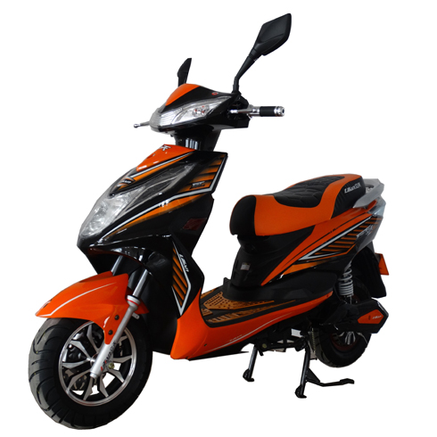 立天智能防盜電動車產(chǎn)品-立天電動車橙色新款