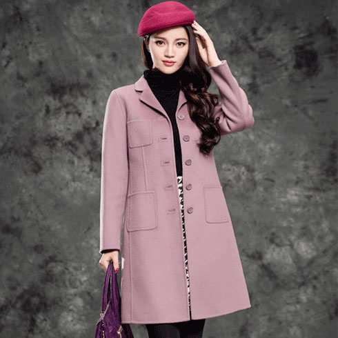 薇蓮女裝產(chǎn)品-薇蓮女裝長(zhǎng)款開(kāi)衫大衣