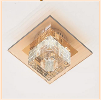 櫻克斯燈飾產品過道燈系列-方形水晶走廊燈