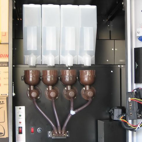 微舍微信咖啡機產(chǎn)品-4冷4熱機器內(nèi)部