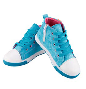 準(zhǔn)點智能定位-水藍(lán)色智能定位鞋