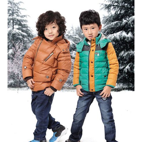 木木雨雨雨童裝產品-木木雨雨男童時尚羽絨服