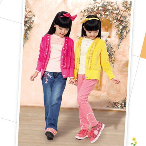 木木雨雨雨童裝產品-木木雨雨女童毛衣開衫外套