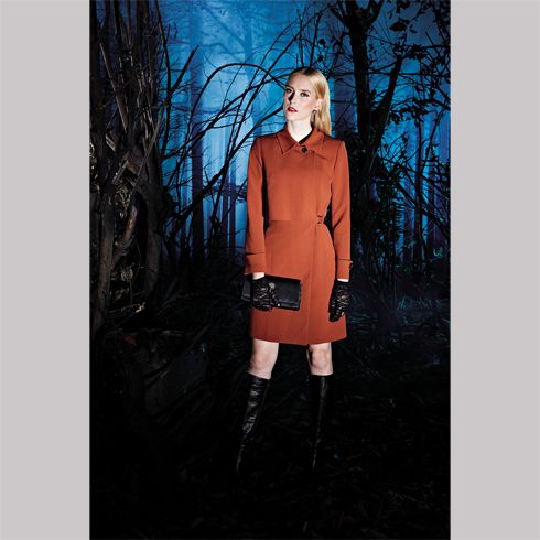 沃絲美中長款風衣