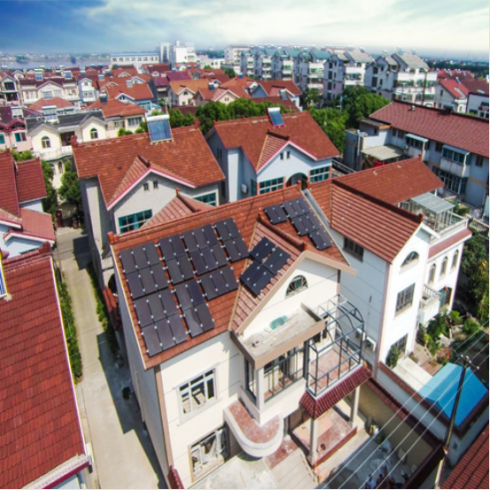 漢能 樓房/平房 光伏并網(wǎng)發(fā)電系統(tǒng)&nbsp;&nbsp;經(jīng)典系列 2kw 太陽能電池板