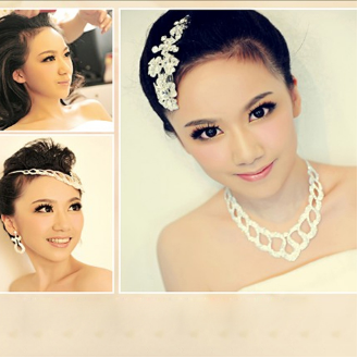 格調(diào)女王美甲盤(pán)發(fā)-秀眉