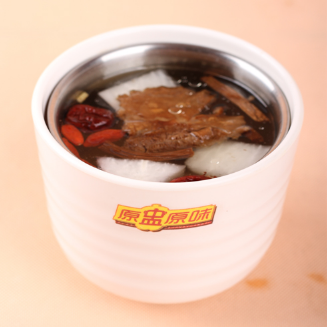 原盅原味蒸式快餐-茶樹(shù)菇老鴨湯