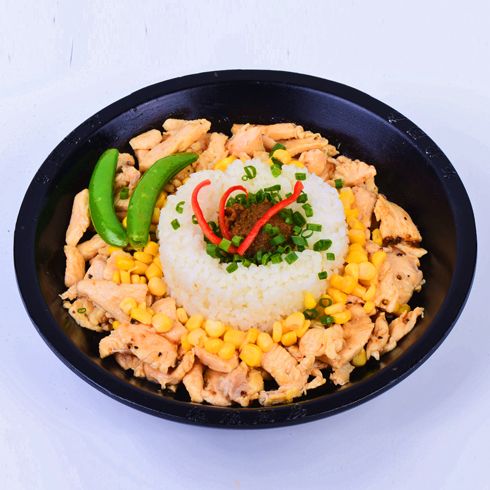 板燒廚房快餐-黑椒雞肉飯