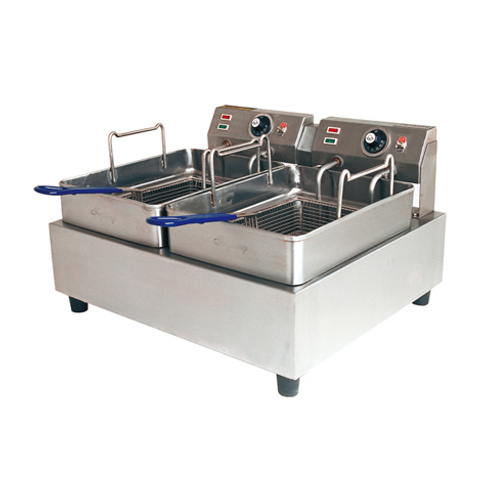 座臺(tái)雙缸炸爐